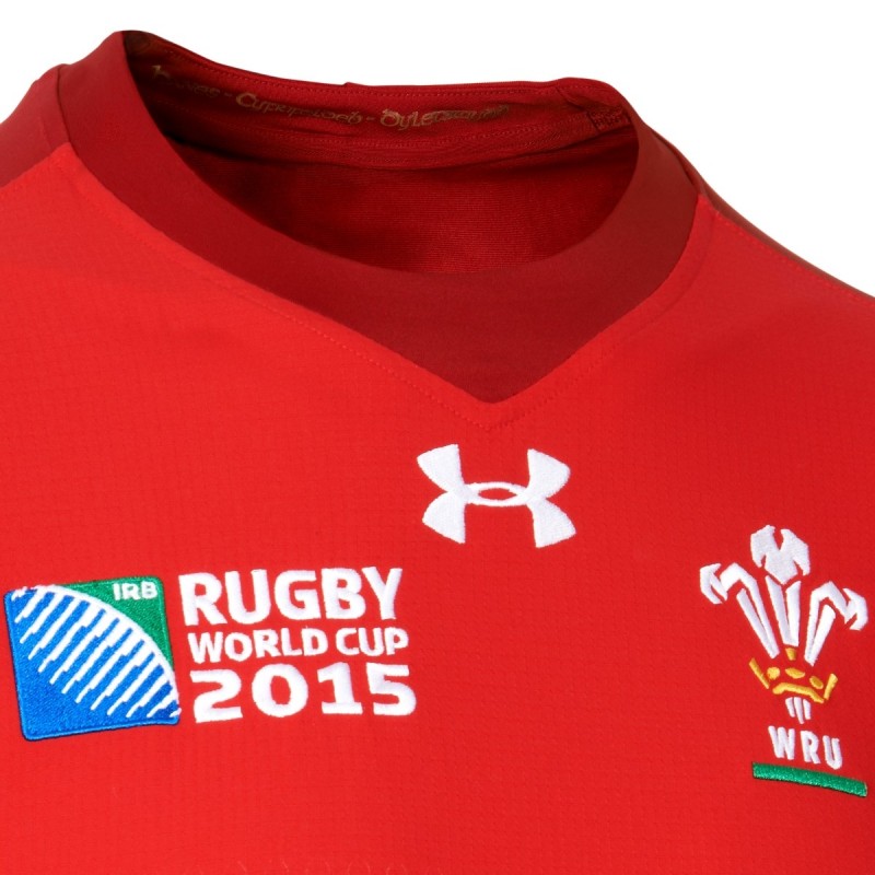 Maillot Pays de Galles Rugby World Cup domicile 2015/16 Under Armour