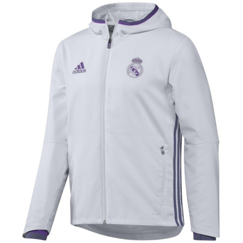 Survetement de presentation Real Madrid 2016/17 blanc - Adidas ...