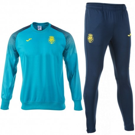 Chandal sweat de entreno azul Villarreal CF 2017/18 - Joma