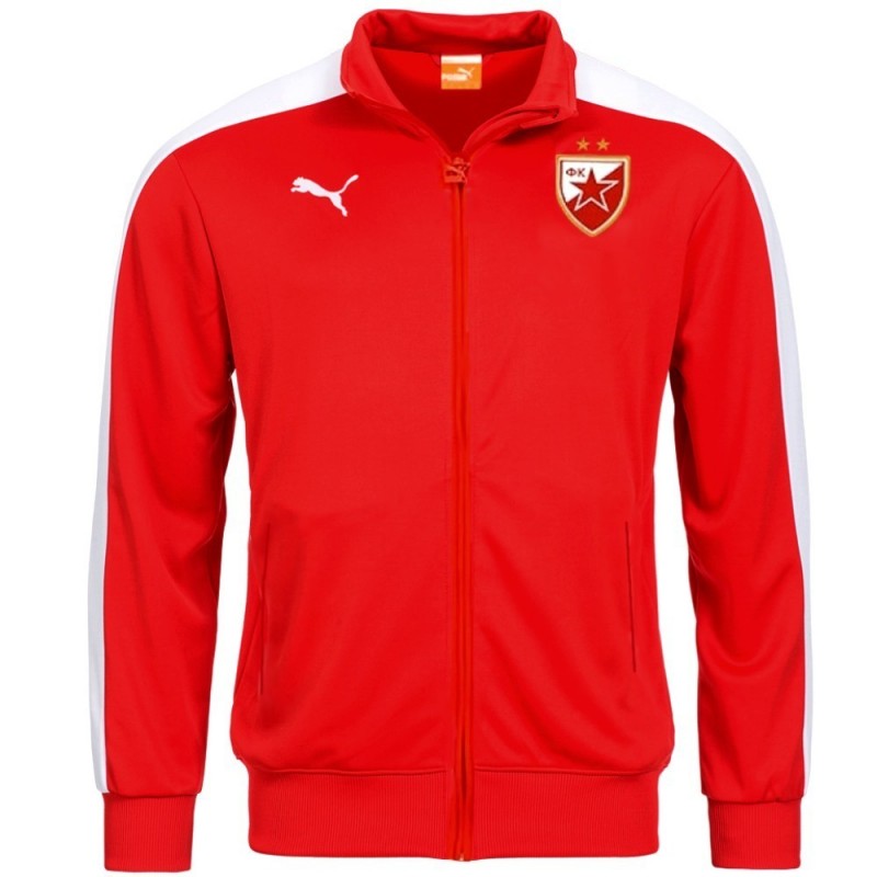 Roter Stern Belgrad Fussball T7 Prasentationsjacke 2016 Rot Puma