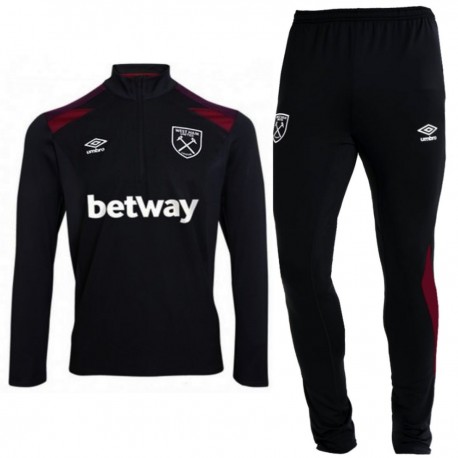 Survetement Tech d'entrainement West Ham United 2017/18 noir - Umbro