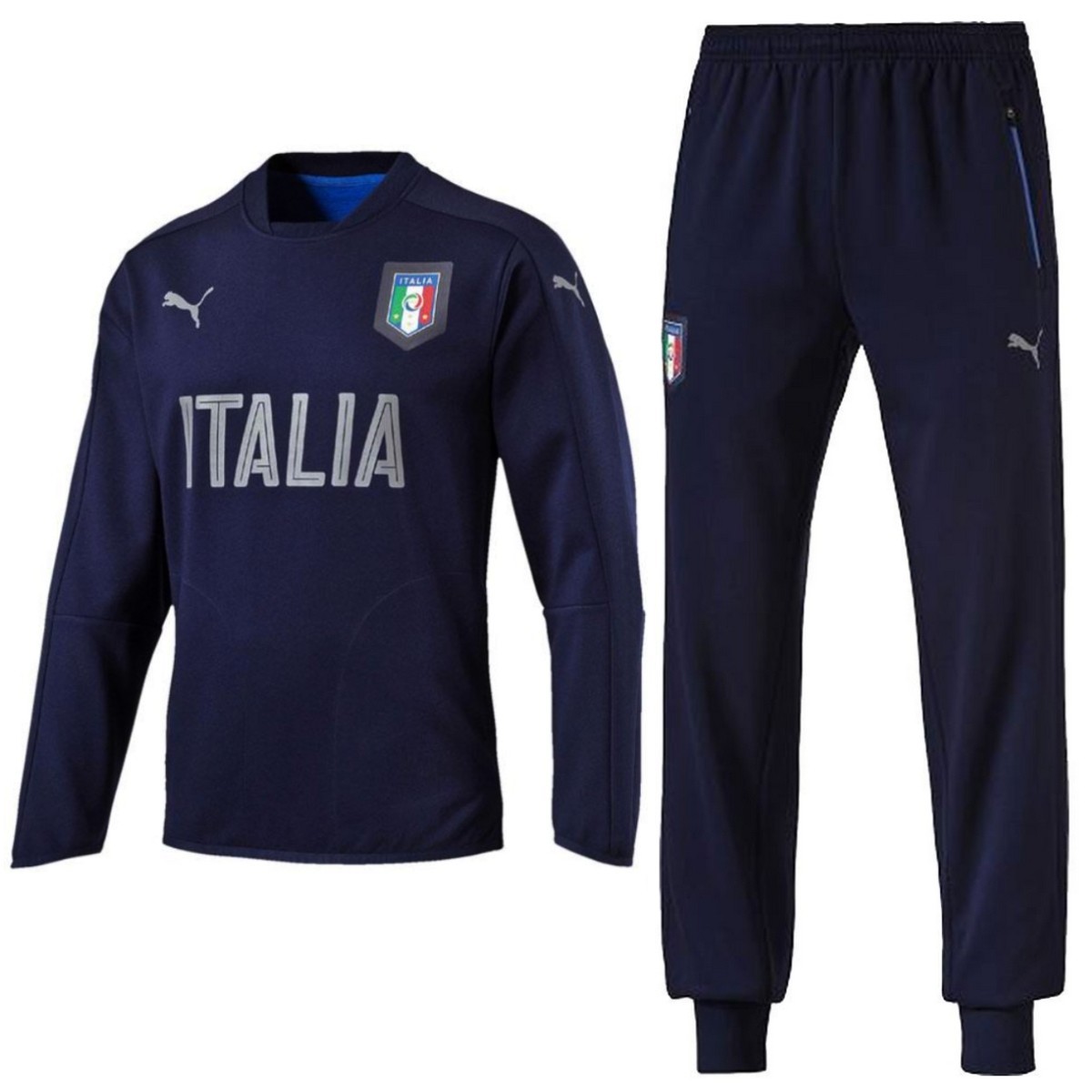 Italy national team cotton sweat presentation tracksuit 2016 17 Puma