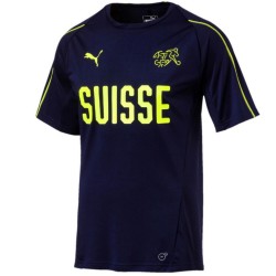 Camiseta de entreno seleccion de Suiza 2018/19 azul - Puma