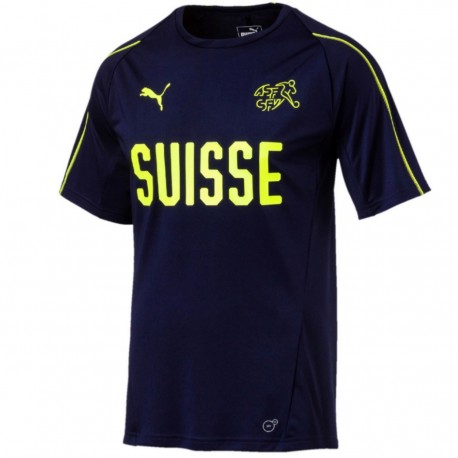 Camiseta de entreno seleccion de Suiza 2018/19 azul - Puma