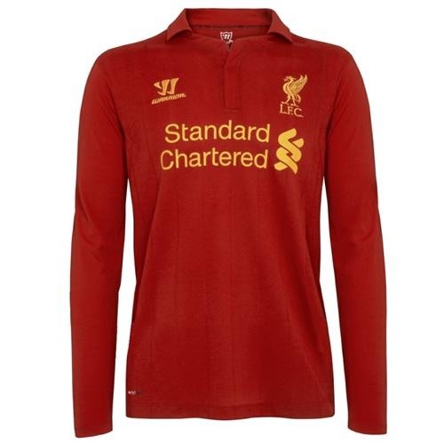 Liverpool Blank Home Long Sleeves Jersey