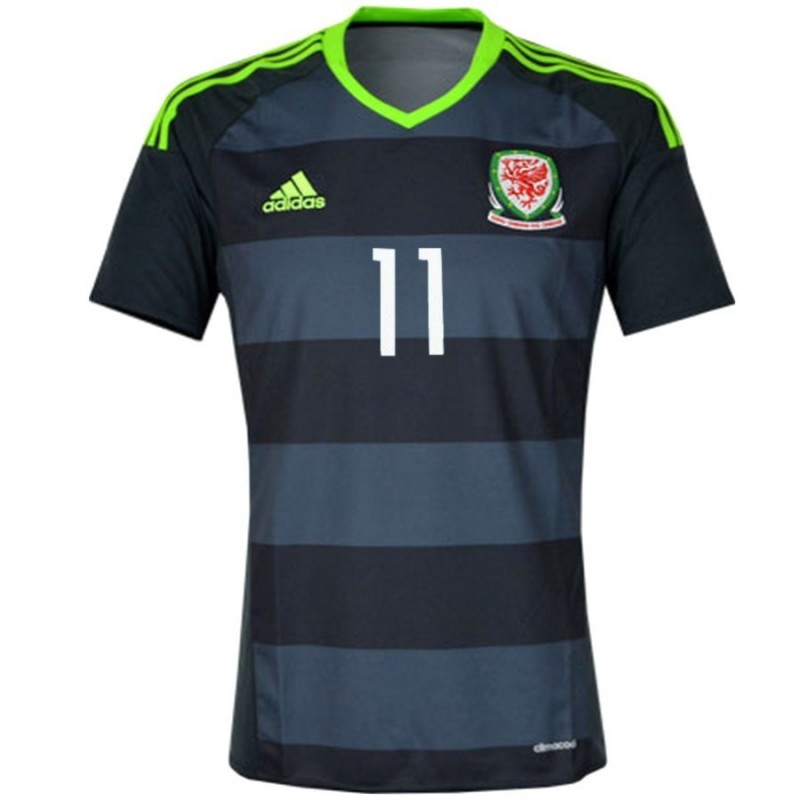 Recreación escolta obvio Camiseta de futbol seleccion Gales segunda 2016/17 Bale 11 - Adidas