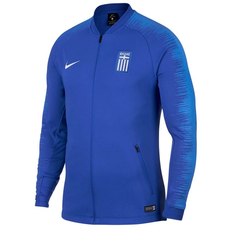 Geletterdheid bundel cultuur Greece football pre-match presentation jacket 2018/19 - Nike
