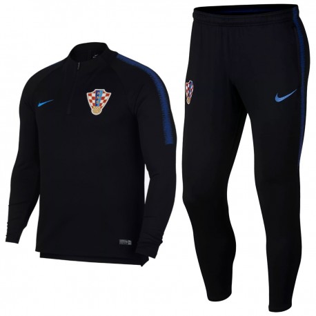 Kroatien Fussball team Tech Trainingsanzug 2018/19 schwarz - Nike