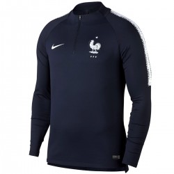 France football navy training technical sweatshirt 2018/19 - Nike