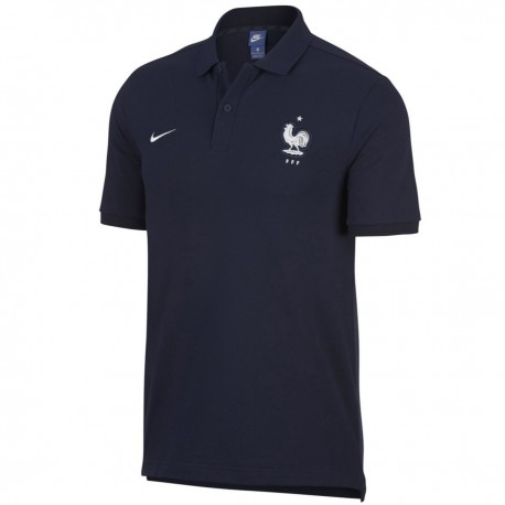 France football navy presentation polo shirt 2018 19 Nike