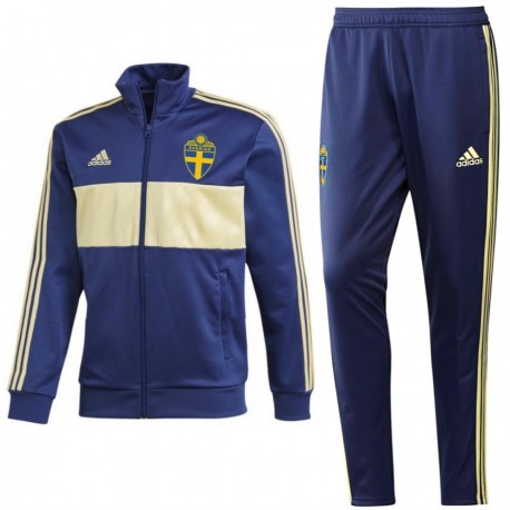 Schweden Track Casual fußball präsentationsanzug 2018/19 - Adidas