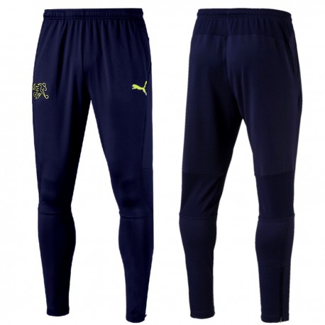 Pantalones de entreno selección de Suiza 2018/19 azul - Puma