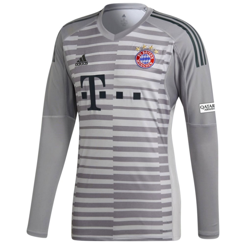 Manual motivo cometer Bayern Munich Home goalkeeper shirt 2018/19 - Adidas