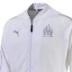 Olympique Marseille training Präsentationsanzug 2018/19 weiss/blau - Puma