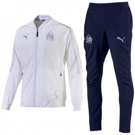 Tuta da rappresentanza bianco/blu Olympique Marsiglia 2018/19 - Puma
