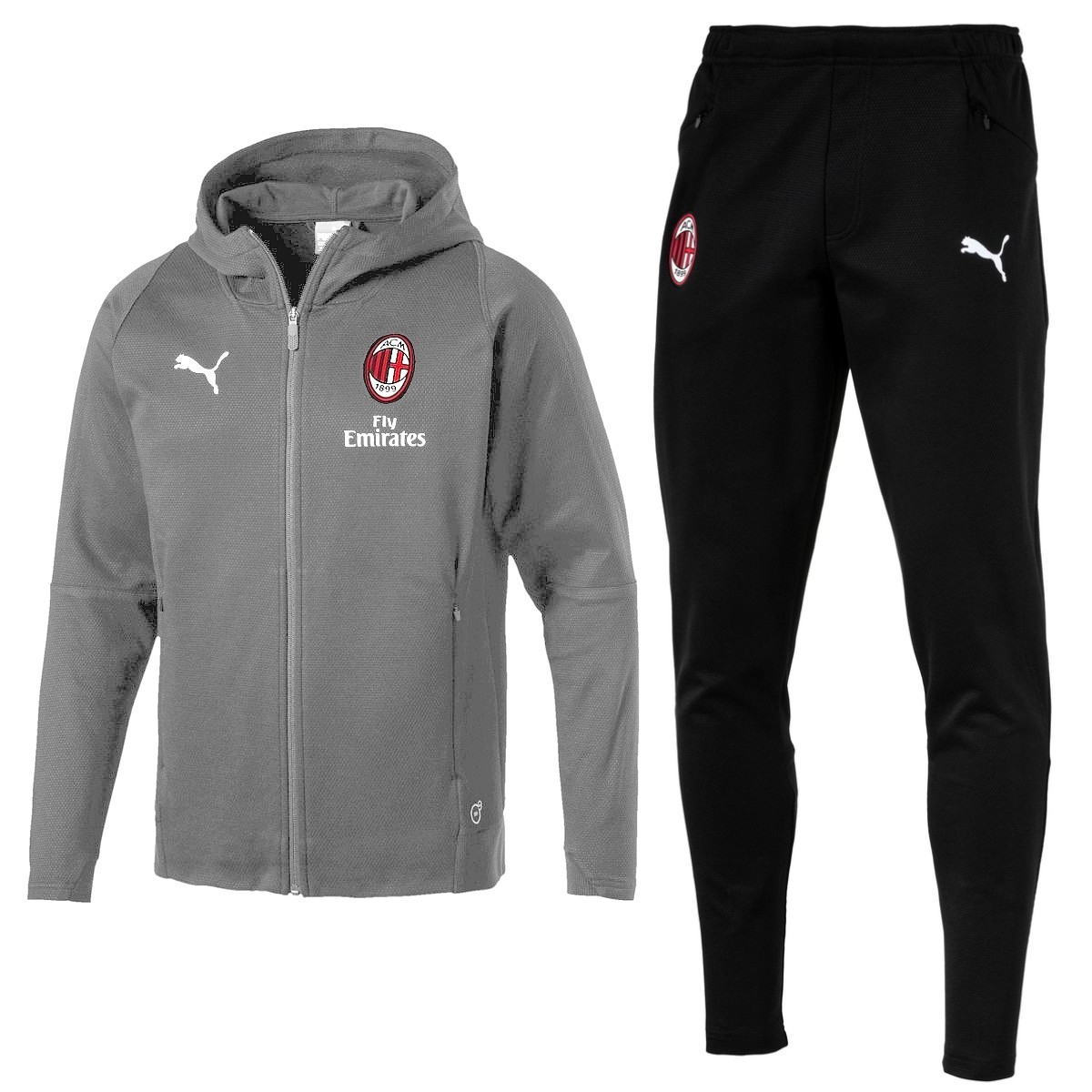 Comprar chandal Puma del AC Milan 2018/19 gris/negro