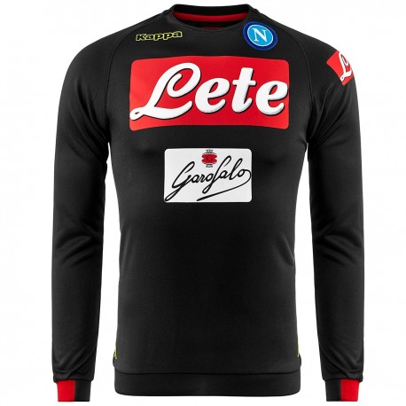 SSC Napoli players trainingssweat 2018/19 schwarz - Kappa