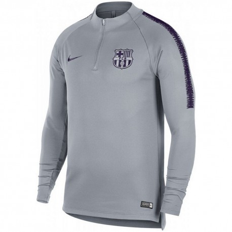 Restringir ruptura Simplemente desbordando FC Barcelona sudadera tecnica entreno gris 2018/19 - Nike