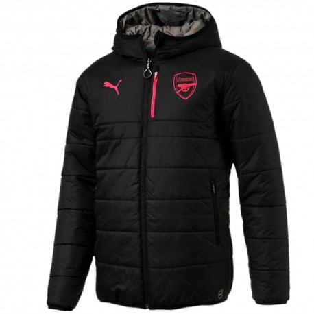 Giacca tecnica reversibile nera allenamento Arsenal 2017/18 - Puma