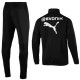 BVB Borussia Dortmund black training bench tracksuit 2018/19 - Puma