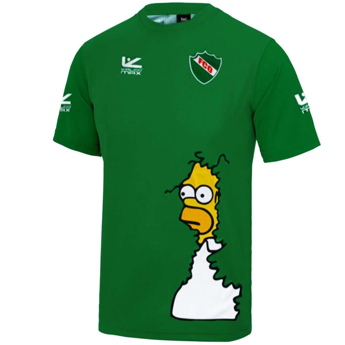 Ferro Carril Oeste goalkeeper Homer Simpson shirt 2018/19 - Kalcomax