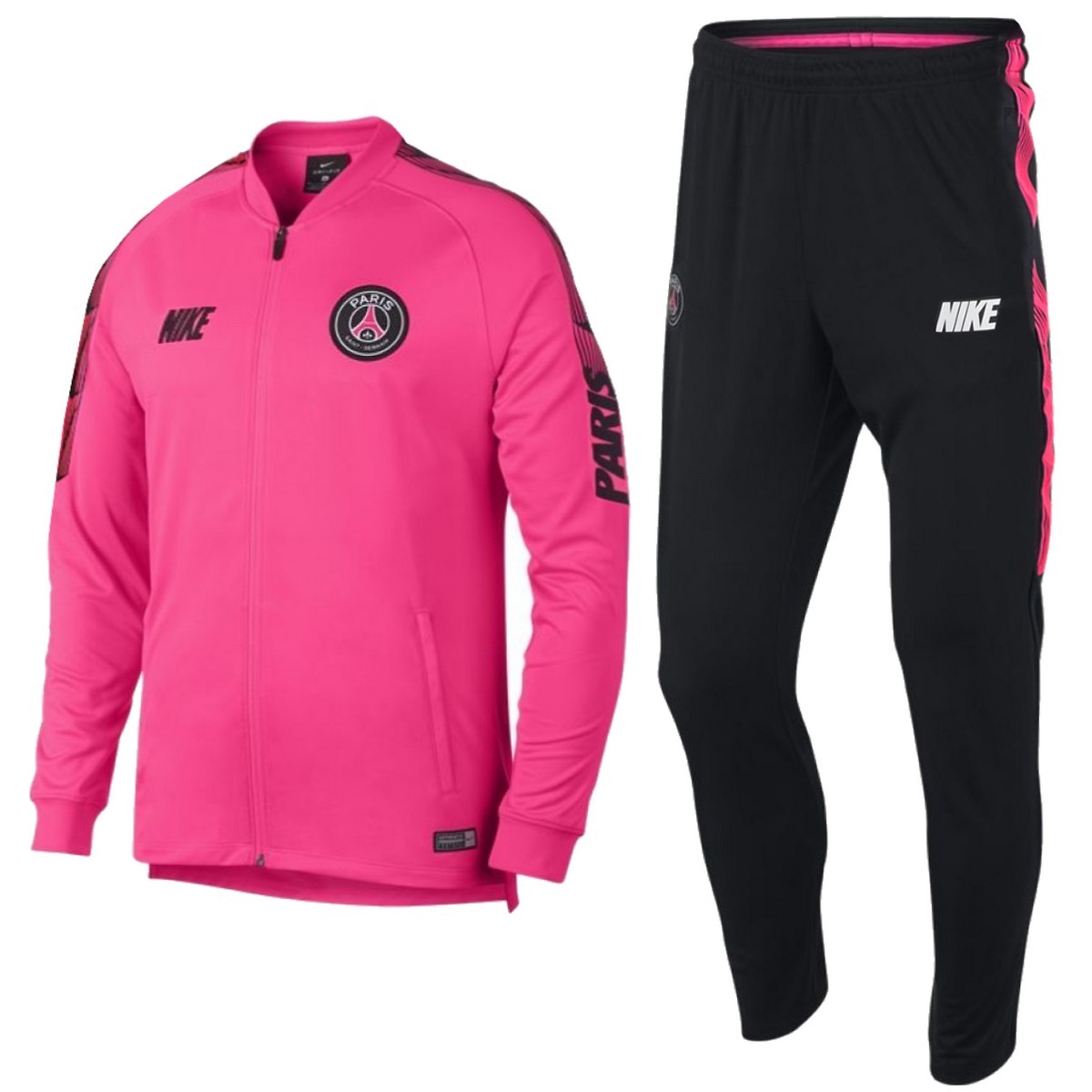 psg training jacket pink