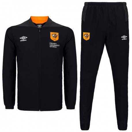 Hull City AFC prasentation trainingsanzug 2018 19 schwarz Umbro
