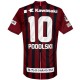 Vissel Kobe primera camiseta futbol 2017/18 Podolski 10 - Asics