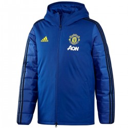 Chaqueta abrigo entreno Manchester United 2019/20 azul - Adidas