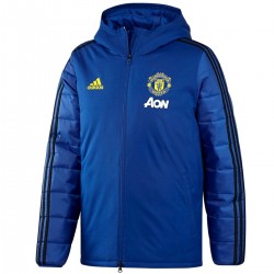 Doudoune bench d'entrainement Manchester United 2019/20 bleu - Adidas