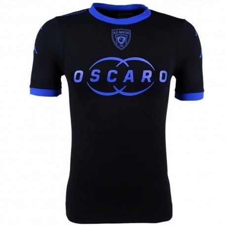 Maillot foot SC Bastia troisieme 2017/18 - Kappa