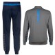 Survetement d'entrainement/presentation SSC Napoli 2019/20 gris/bleu - Kappa