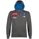 Survetement d'entrainement capuche SSC Napoli 2019/20 gris/bleu - Kappa