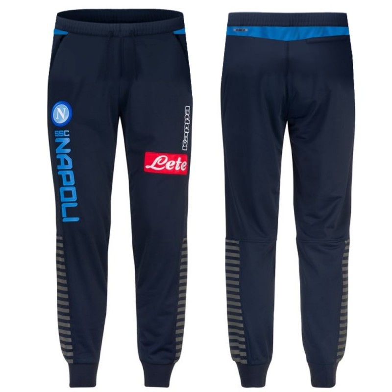 binden Onweersbui Wordt erger SSC Napoli hooded presentation tracksuit 2019/20 grey/navy - Kappa