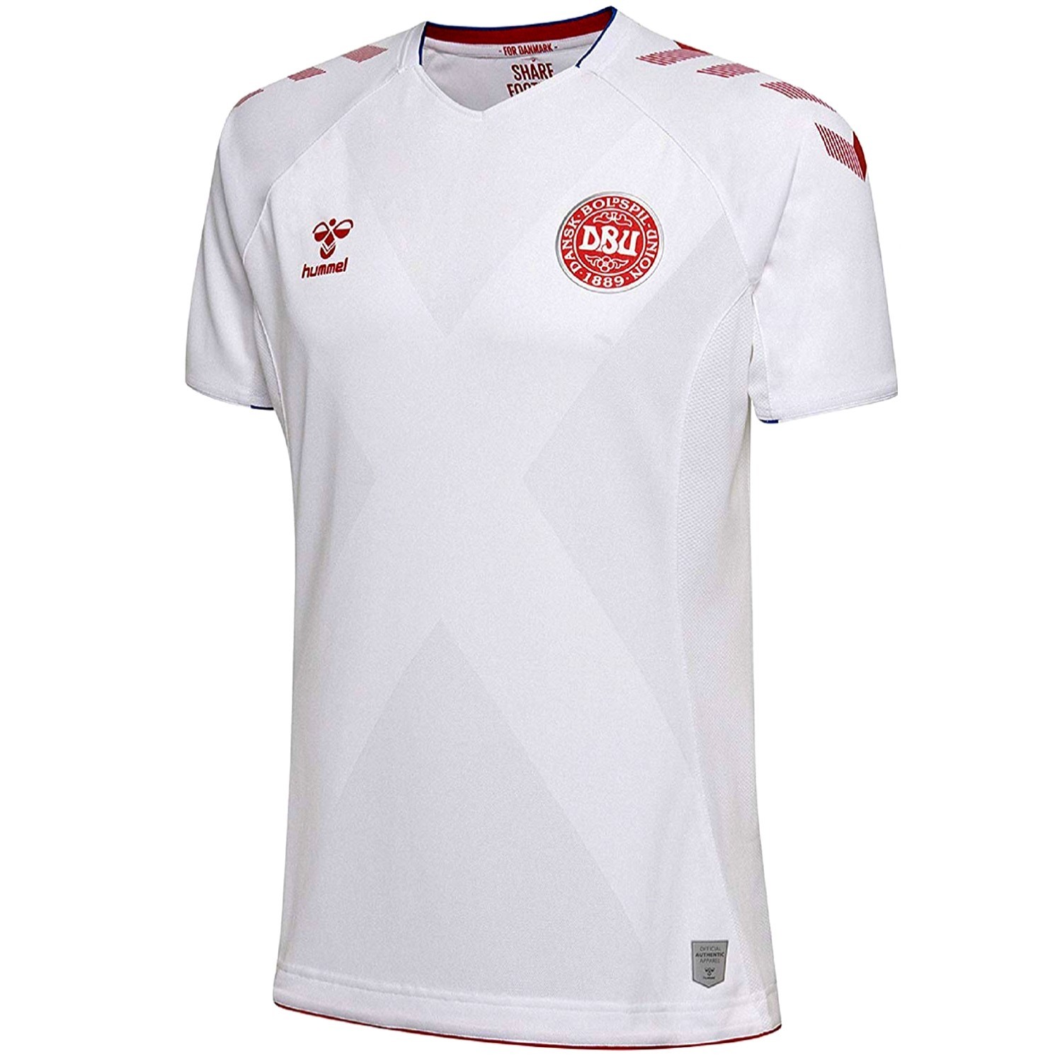 Offiziell Dänemark Heim Shirt Sport Oberteil Fußball Trikot 2018 Kinder Hummel 
