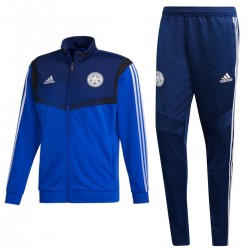 Survetement d'entrainement/presentation Leicester City 2019/20 bleu/noir - Adidas