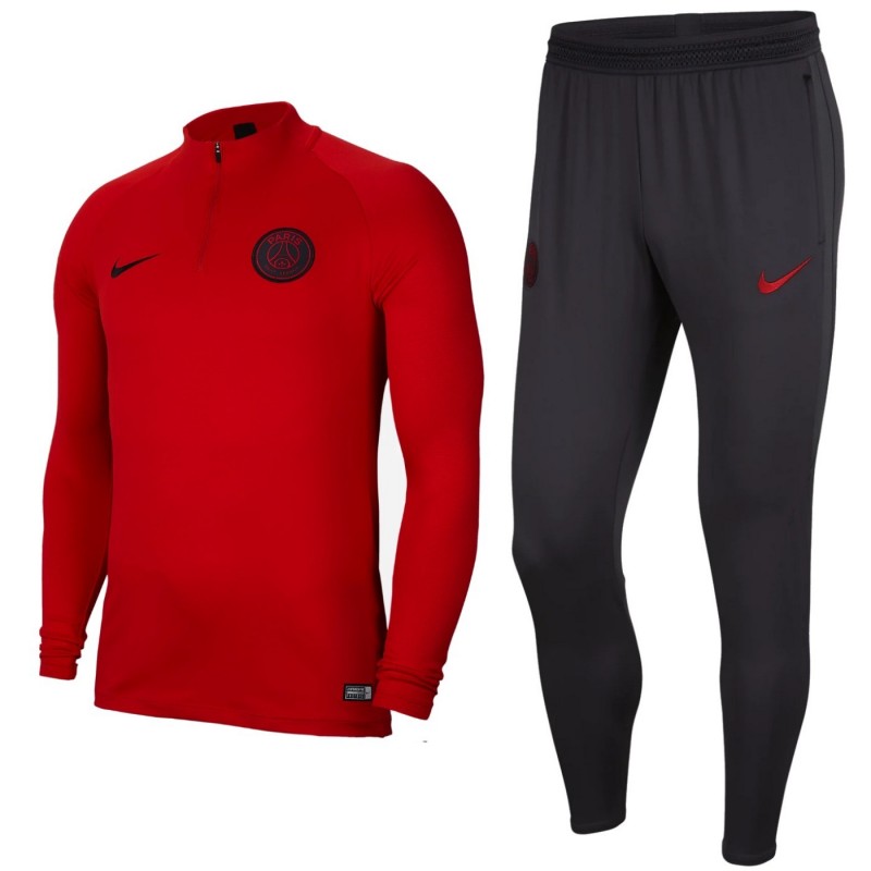 Survetement psg rouge et noir deals