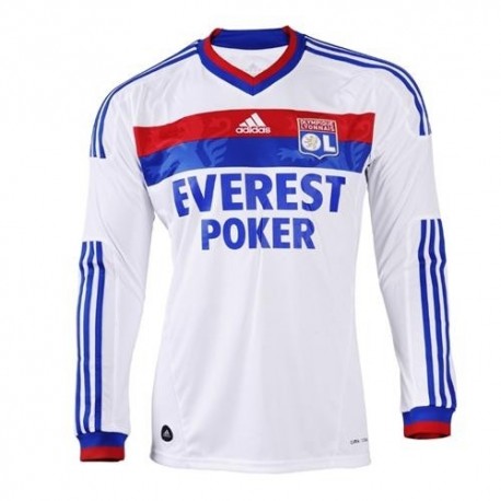 Olympique Lyon 2011 Jersey/12 Home by Adidas-long sleeves