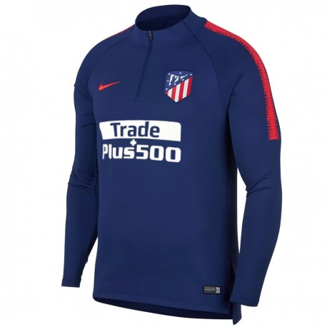 Tech sweat top d'entrainement Atletico Madrid 2018/19 bleu - Nike