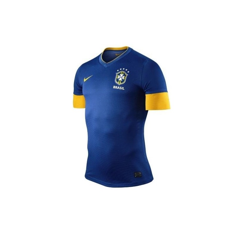 Brazil National Soccer Jersey Away 2012/13 Player race Issue by Nike
