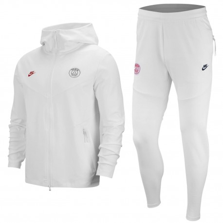 Comprare tuta bianca PSG Tech Fleecce 2019 20 Nike