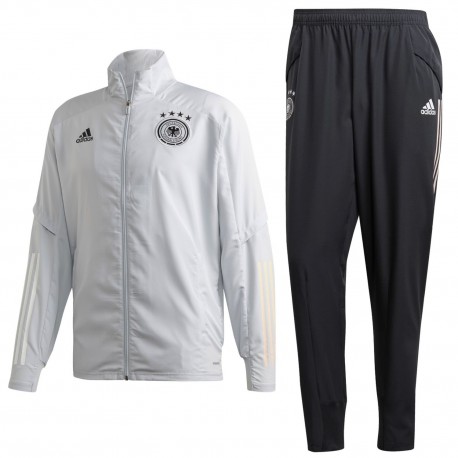 Nuevo Chandal Futbol - Chaqueta + Pantalones Alemania Blanco 20 21