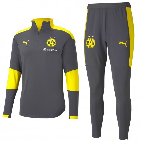 Borussia Dortmund grey training technical tracksuit 2020 21 Puma