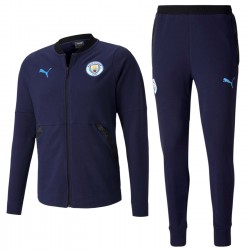 Manchester City navy casual presentation sweat tracksuit 2020/21 - Puma