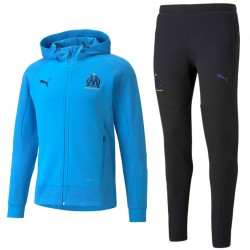 Olympique Marseille casual presentation sweat tracksuit 2021/22 - Puma