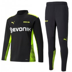 Survêtement Tech entrainement Borussia Dortmund 2021/22 noir - Puma