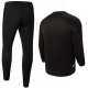 AS Roma black Casual crew presentation tracksuit 2021/22 - New Balance