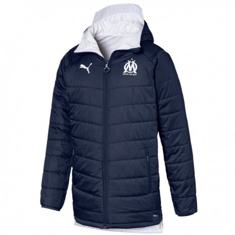 Olympique Marseille reversible bench jacket 2019/20 - Puma