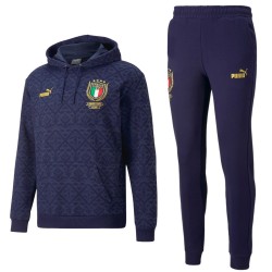 Tuta rappresentanza nazionale Italia Euro Winner graphic  2021/22 blu - Puma