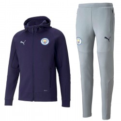 Survêtement presentation casual Manchester City 2022 bleu/gris - Puma